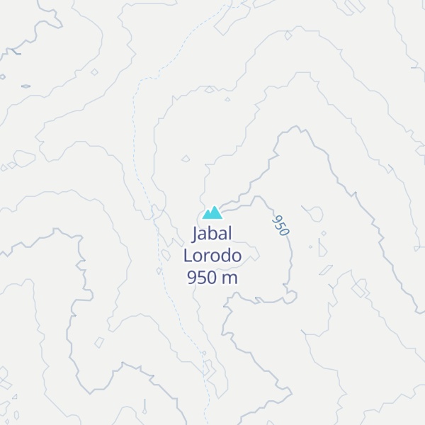 Map of Jabal Lorodo
