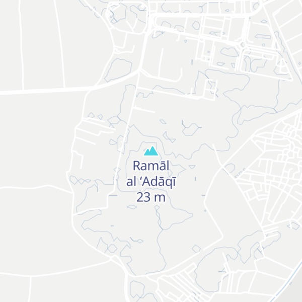 Map of Ramāl al ‘Adāqī