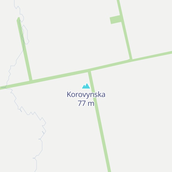 Map of Korovynska