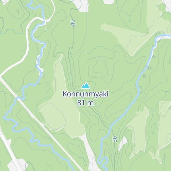 Map of Konnunmyaki