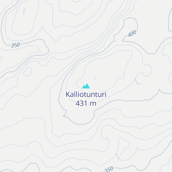 Map of Kalliotunturi