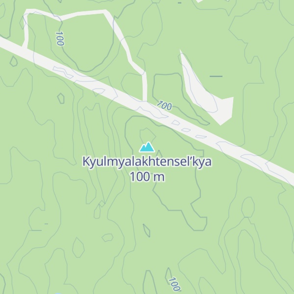 Map of Kyulmyalakhtensel’kya