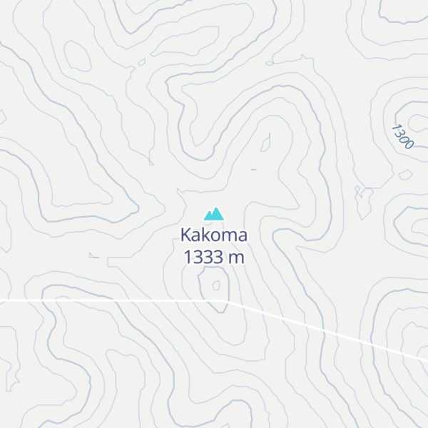 Map of Kakoma