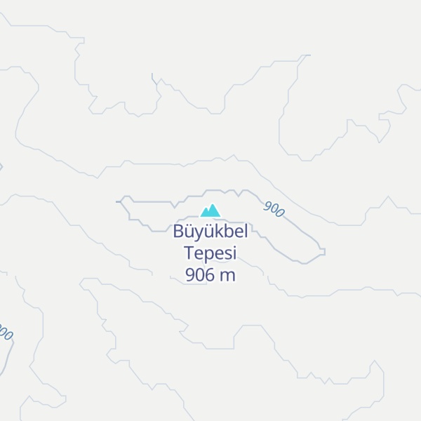 Map of Büyükbel Tepesi