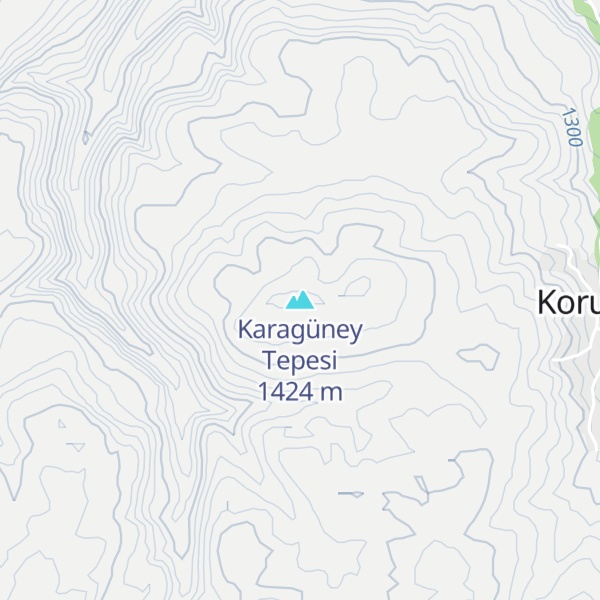 Map of Karagüney Tepesi
