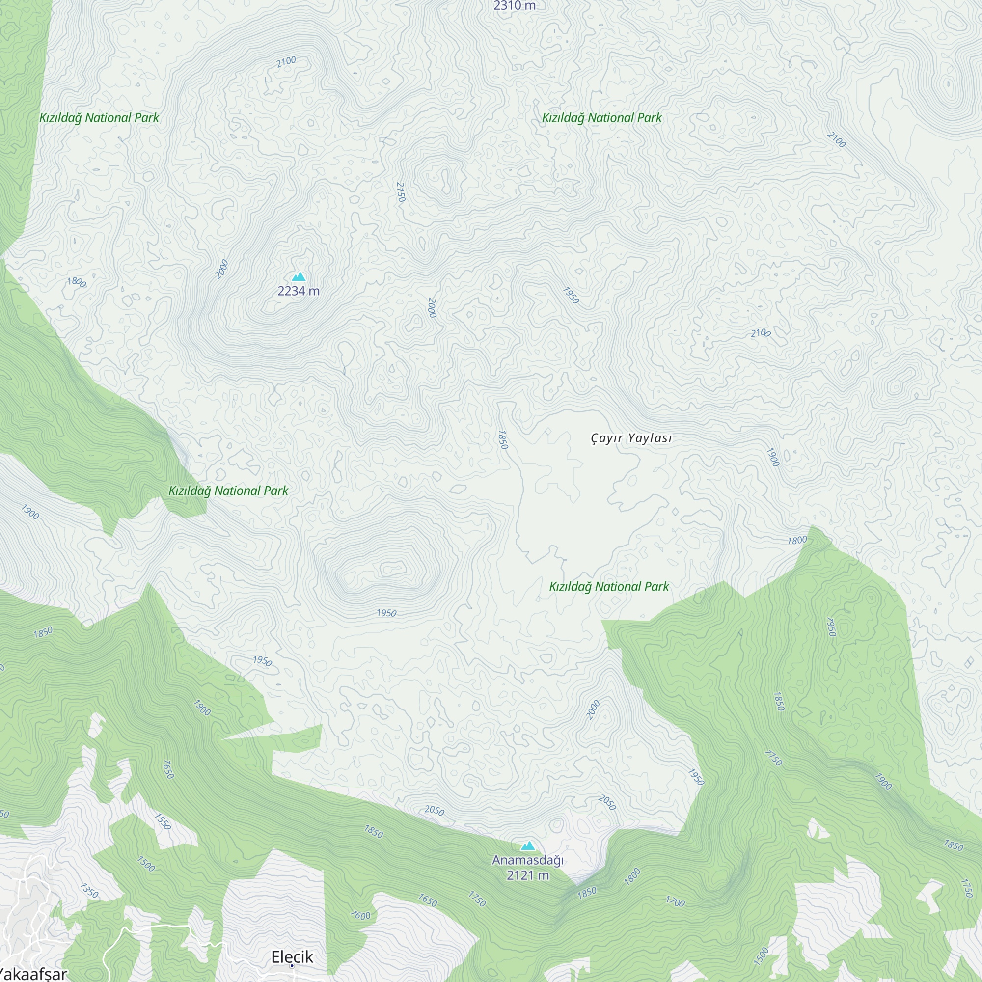 Sarıalan Yaylası map