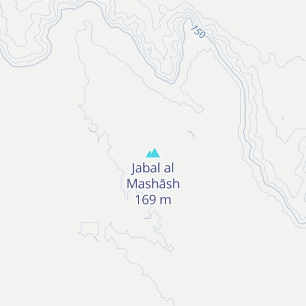 Map of Jabal al Mashāsh