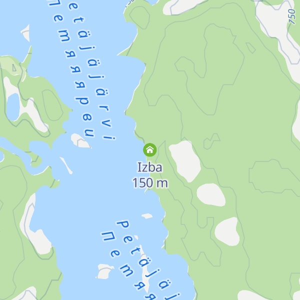 Map of Izba