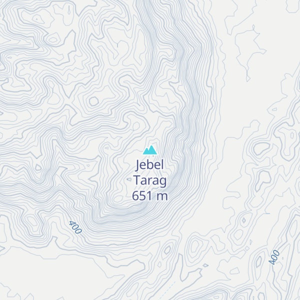 Map of Jebel Tarag