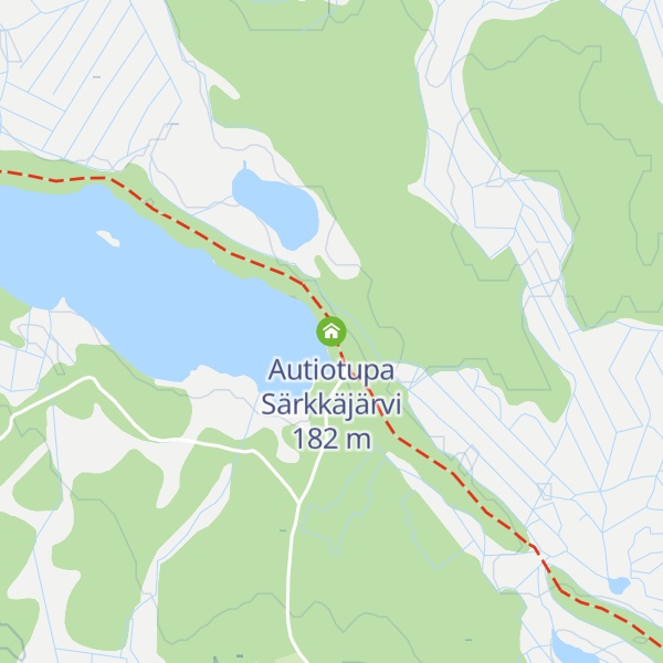 Map of Autiotupa Särkkäjärvi