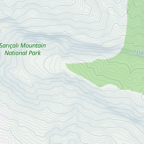 Map of Sarıçalı Dağı