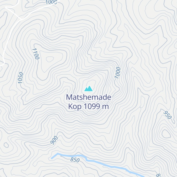 Map of Matshemade Kop