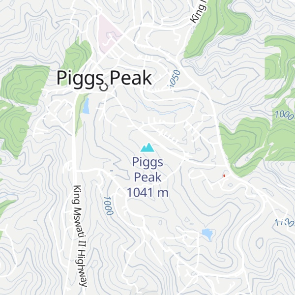 Map of Piggs Peak