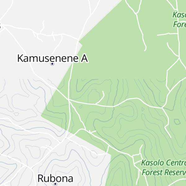 Map of Kamusenene