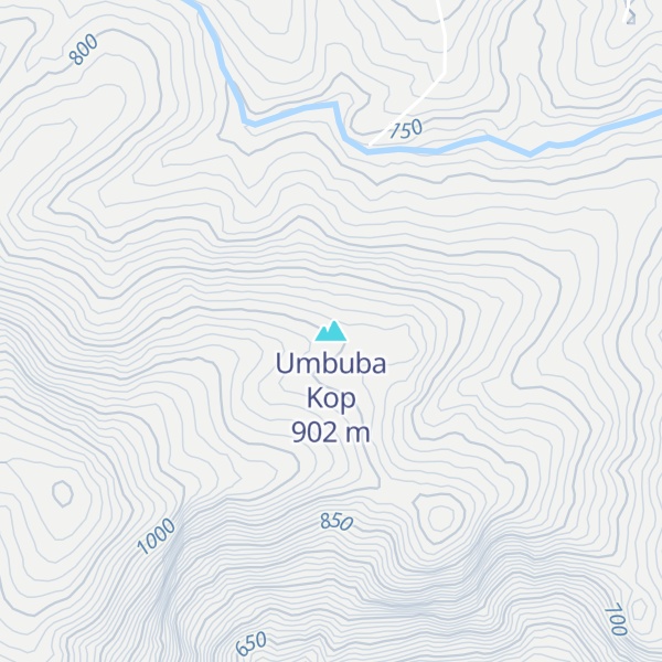Map of Umbuba Kop