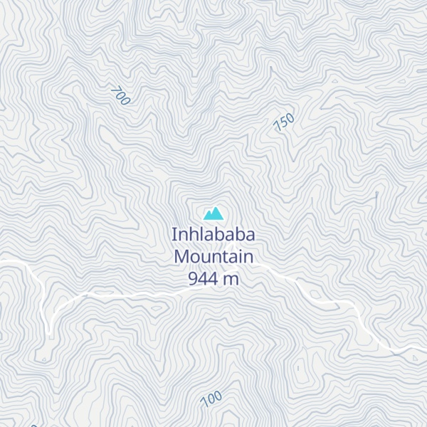 Map of Inhlababa Mountain