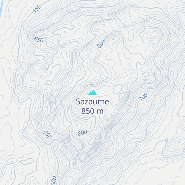 Map of Sazaume