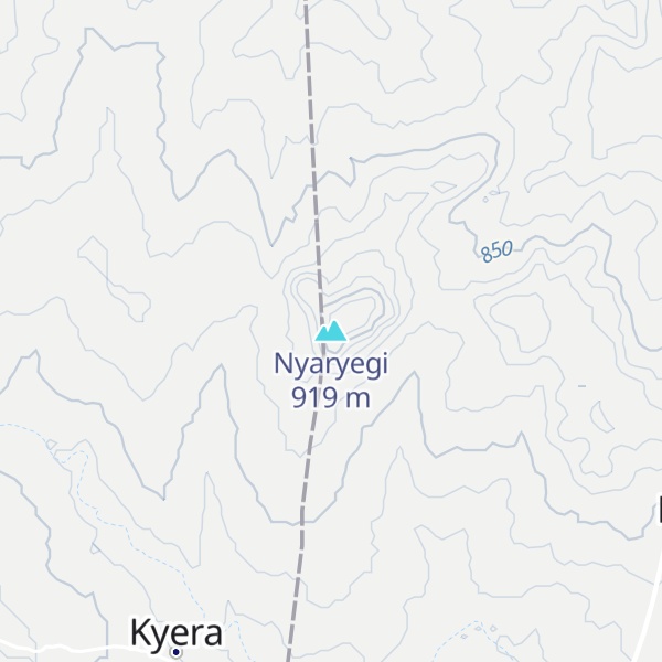 Map of Nyaryegi