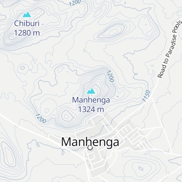 Map of Manhenga