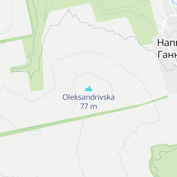 Map of Oleksandrivska