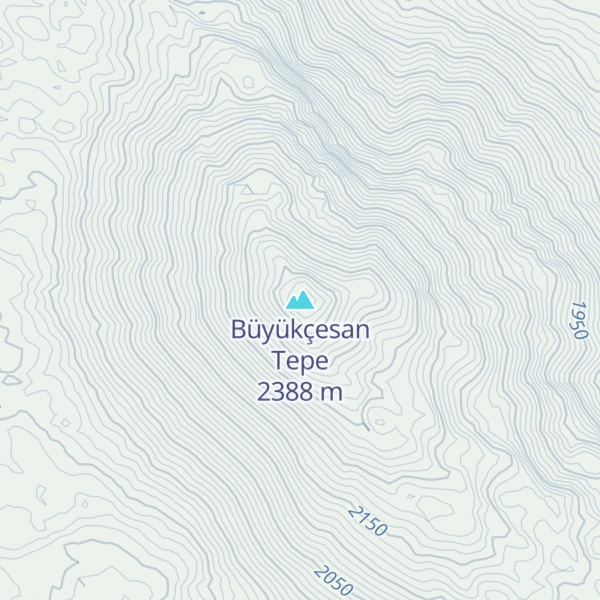 Map of Büyükçesan Tepe