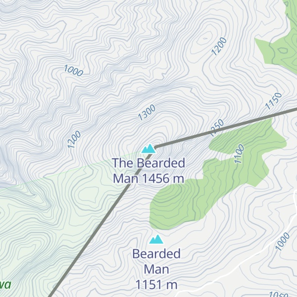 Map of The Bearded Man