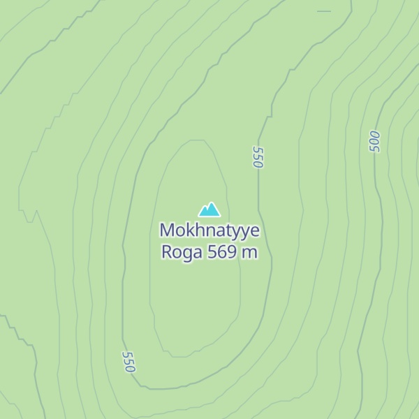 Map of Mokhnatyye Roga