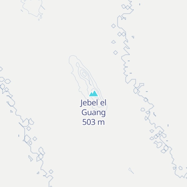 Map of Jebel el Guang