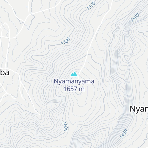 Map of Nyamanyama
