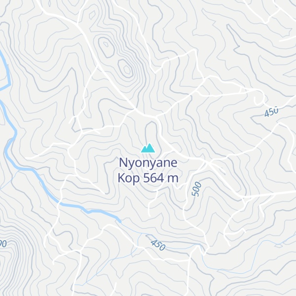 Map of Nyonyane Kop