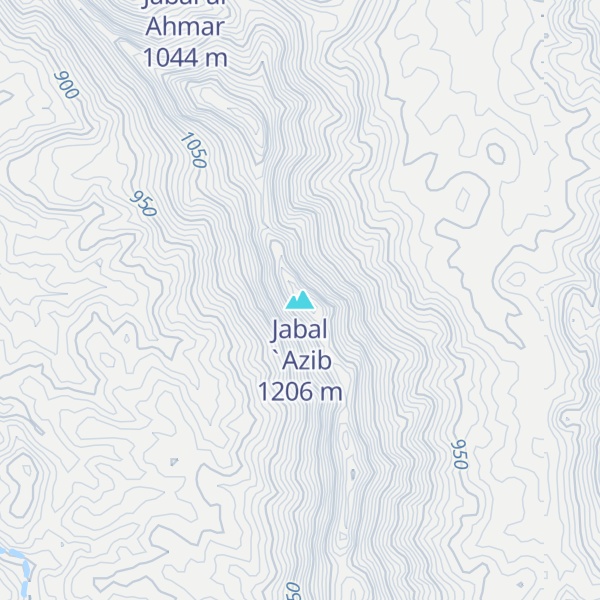 Map of Jabal `Azib
