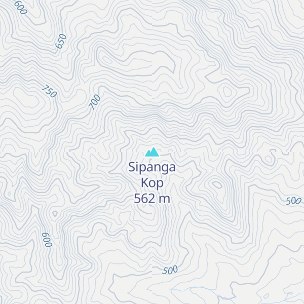 Map of Sipanga Kop