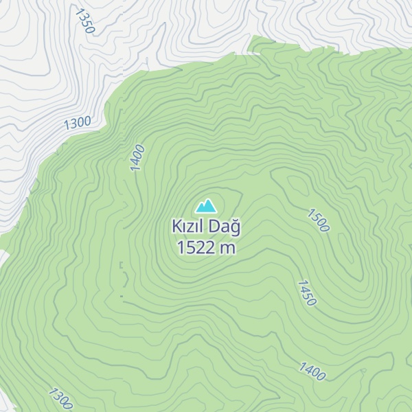 Map of Kızıl Dağ