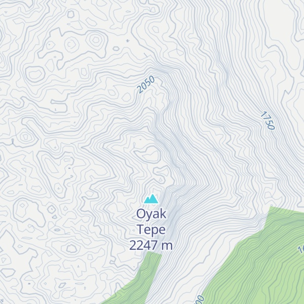 Map of Yaylacık Dağı