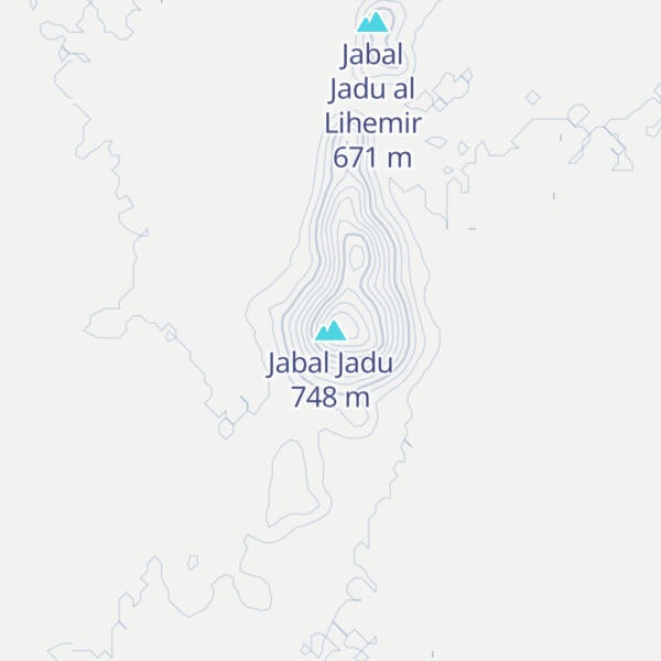 Map of Jabal Jadu