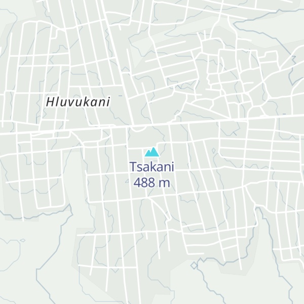 Map of Tsakani