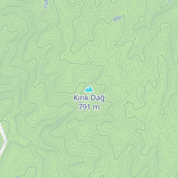 Map of Kırık Dağ