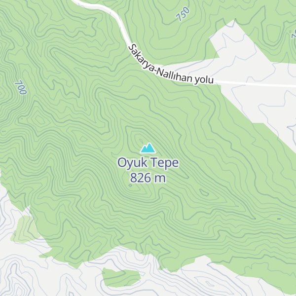 Map of Oyuk Tepe