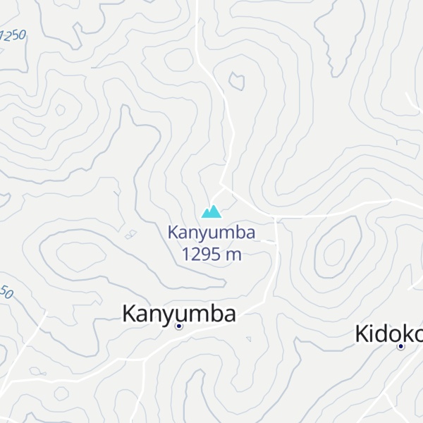 Map of Kanyumba