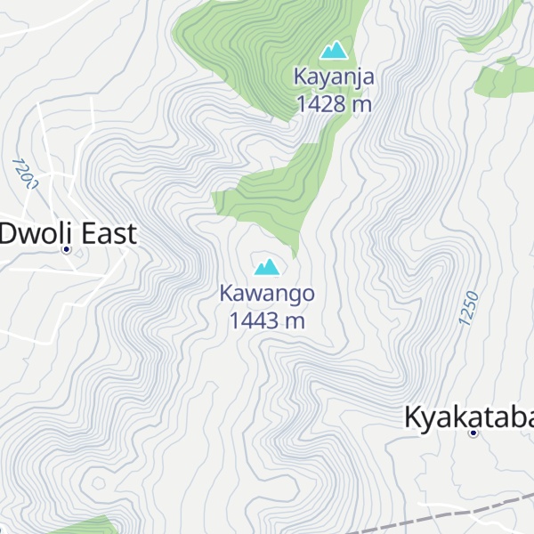 Map of Kawango