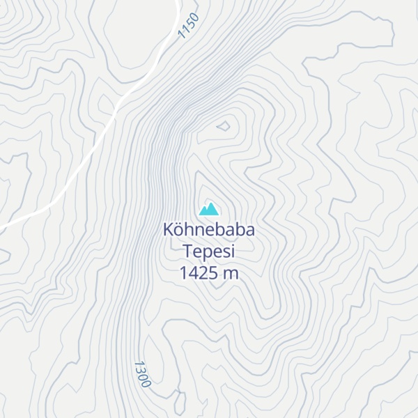 Map of Köhnebaba Tepesi