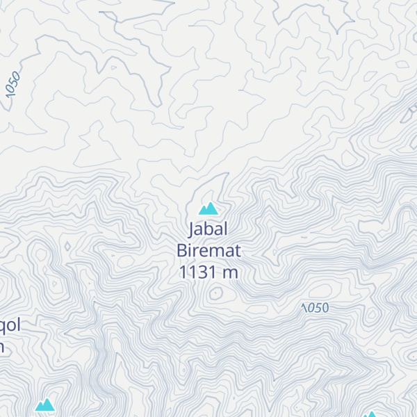 Map of Jabal Biremat