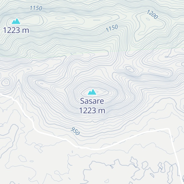 Map of Sasare