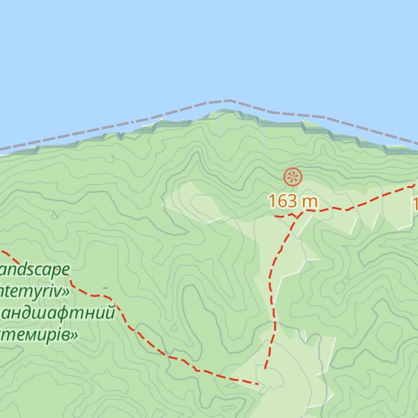 Map of Markiv Shpil
