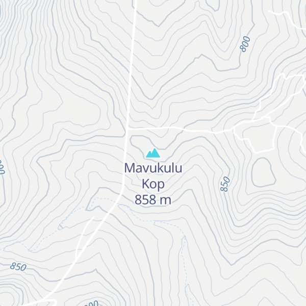 Map of Mavukulu Kop
