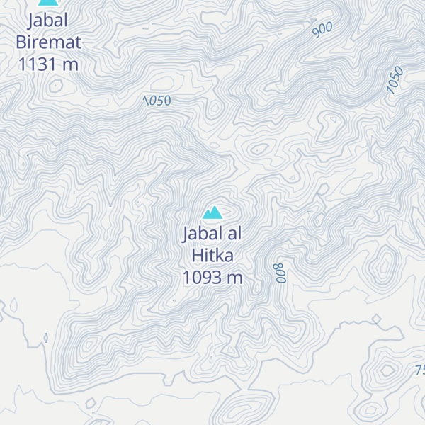 Map of Jabal al Hitka