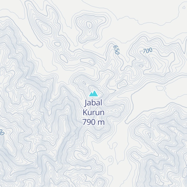 Map of Jabal Kurun