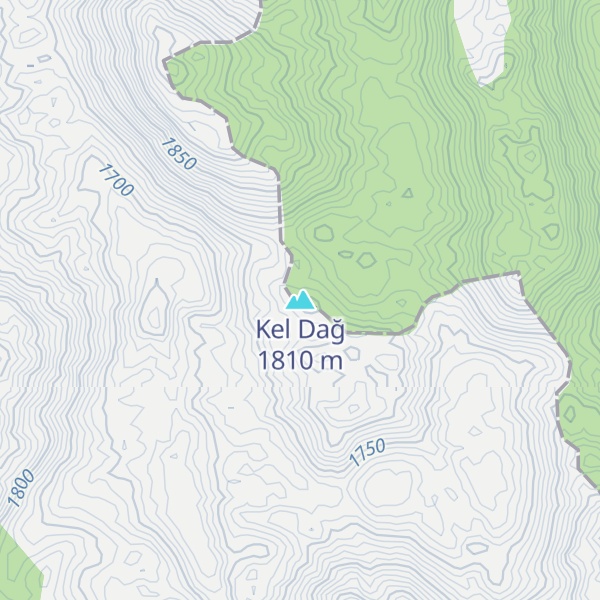 Map of Kel Dağ