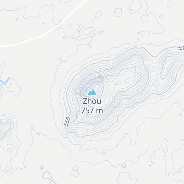 Map of Zhou