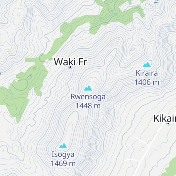 Map of Rwensoga